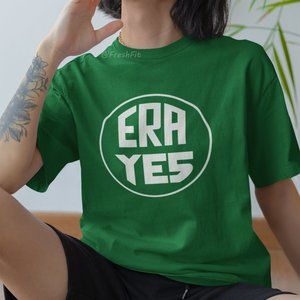 🆕ERA YES Circle Green T-Shirt Graphic Tee